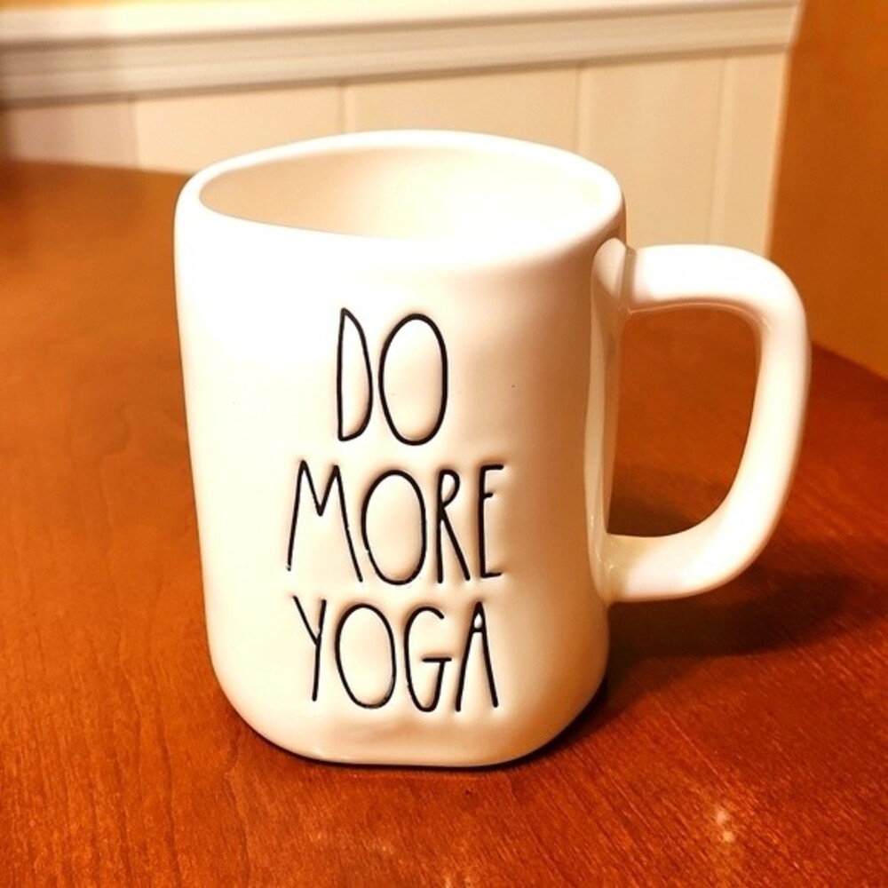 Rae Dunn "Do More Yoga" Mug